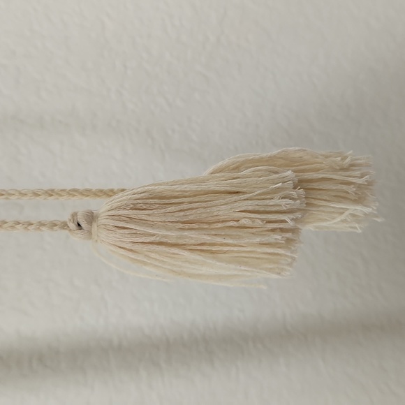 Womens Crochet Cover Up Half Sleeves Lace Knitted Tassel Tie Kimono Beachwear OS - Picture 8 of 12